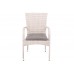 Крісло Mori Basic Beige з техноратангу з подушкою