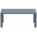 Stol Siesta Vegas 180+40 cm Dark Grey