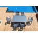 Stol Siesta Vegas 180+40 cm Dark Grey