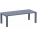 Stol Siesta Vegas 180+40 cm Dark Grey