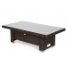 Кутовий садовий диван з техноротангу Trivento Brown Mat / Brown Melange