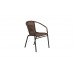 Металеві садові меблі Toscana Summer Black / Brown 6+1