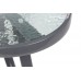 Металеві садові меблі Sevilla 150 см Atlanta Grey / Brown Melange 6+1 з кріслом Sevilla Black / Grey Melange