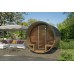 Фінська сауна Lux Barrelsauna 235 x 280 см на відкритому повітрі
