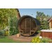 Фінська сауна Lux Barrelsauna 235 x 280 см на відкритому повітрі
