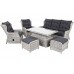 Садові меблі з техноротангу Memphis Light Grey / Grey Melange
