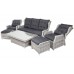 Садові меблі з техноротангу Memphis Light Grey / Grey Melange