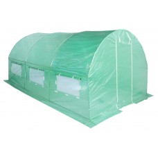 Фольгований тунель 250 x 400 см (10 м²) каркас + зелена фольга