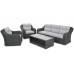 Садові меблі з техноратангу Andros Grey / Light Grey