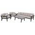 Алюмінієві садові меблі Madagaskar Black / Beige Melange
