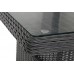 Садовий кутовий диван з техноратангу Trivento Grey / Light Grey