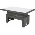 Садовий кутовий диван з техноратангу Trivento Grey / Light Grey
