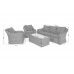 Садові меблі з техноротангу Foggia Silk Grey / Grey Melange