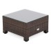 Садовий кутовий диван Milano 2 в 1 з техноротангу Brown Mat / Brown Melange
