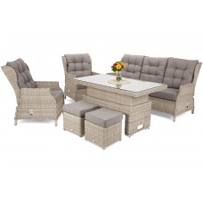 Садові меблі з техноратангу Trivento Plus Beige / Beige Melange
