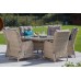 Садові меблі з техноратанга Lamezia Beige / Beige Melange 6+1 II. видів