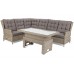 Садовий диван Trivento Beige / Beige Melange з техноратангу