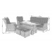 Садові меблі з техноратанга Trivento Plus Grey / Grey Melange