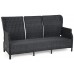 Садові меблі з техноратанга Trivento Plus Grey / Grey Melange