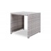 Садовий шезлонг із столиком з техноратангу Bora Bora Grey / Light Grey