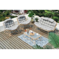 Садові меблі з техноратангу Palermo Beige / Light Grey