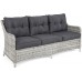 Садові меблі з техноратангу California Light Grey / Grey Melange