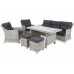 Садові меблі з техноратангу California Light Grey / Grey Melange