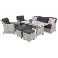 Садові меблі з техноратангу California Light Grey / Grey Melange
