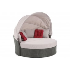Садовий диван Sydney Grey / Light Grey з балдахіном