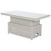 Кутовий диван із техноротангу лівий Alicante Flex White / Grey