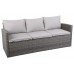 Садові меблі з техноратангу Santiago Grey / Light Grey