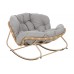 Комплект крісел з техноратангу Palermo Beige / Light Gray