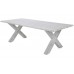 Садові меблі з техноротангу Bristol Alu 220 см Light Grey / Grey Melange 8+1