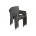 Садове крісло з техноратангу Sumba Dark Grey