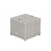 Садовий кутовий диван Trivento Plus White / Grey з техноратангу