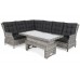 Садовий диван Trivento Light Grey / Grey Melange з техноратангу