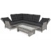 Садовий диван Trivento Light Grey / Grey Melange з техноратангу