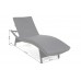 Садовий шезлонг з техноратангу Marbella Light Grey / Grey Melange
