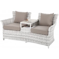 Садовий диван Milos Light Grey / Taupe
