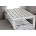 Садовий диван Milos Light Grey / Taupe