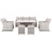 Садові меблі з техноратангу California Light Grey / Light Grey