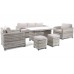 Садові меблі з техноратангу Montana Light Grey / Light Grey