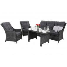 Садові меблі з техноратанга Alicante Grey / Grey Melange