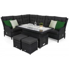 Садовий диван Trivento Plus Grey / Grey Melange з техноратангу