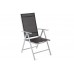 Алюмінієві садові меблі Orlando Basic Silver / Black 10+1 з подушками Barbados 10