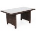 Лівий кутовий диван техноротанг Alicante Brown Mat / Brown Melange