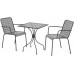 Металеві садові меблі Maja Square Grey 2+1