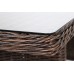Кутовий комплект садових меблів, ліворуч, Alicante Brown Mat / Brown Melange