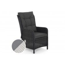 Крісло з техноратангу Lamezia White / Grey