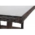 Садові меблі з техноротангу Sumba Square Brown 4+1